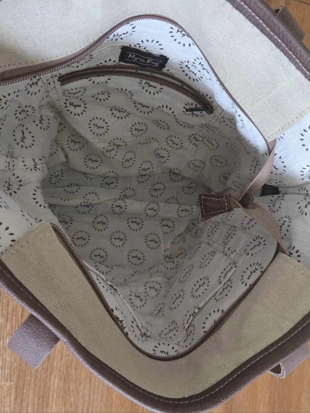 NWT Myra Bag French Countryside Patchwork Canvas Tote